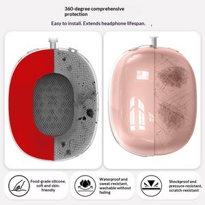 Funda Protectora Multifuncional de Diseño Transparente <span class=keywords><strong>para</strong></span> <span class=keywords><strong>Airpods</strong></span> Max, Carcasa Suave con Superficie en Relieve - Product Image 5