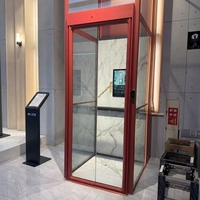 Portes coulissantes électriques doubles pour l'entrée d'une villa résidentielle - Pièces d'ascenseur