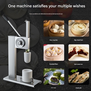Machine manuelle pour la fabrication de momo, shaomai et baozi <span class=keywords><strong>à</strong></span> usage domestique, en acier inoxydable, machine <span class=keywords><strong>à</strong></span> momo, machine <span class=keywords><strong>à</strong></span> faire des pains farcis <span class=keywords><strong>à</strong></span> la vapeur - Product Image 5