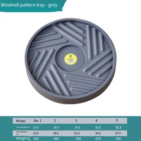 Base mobile pour plantes, support inférieur, plateau de pulvérisation d'eau, poids pour plantes en pot, roue universelle, coussin de drainage rond, plateau pour pot de fleurs