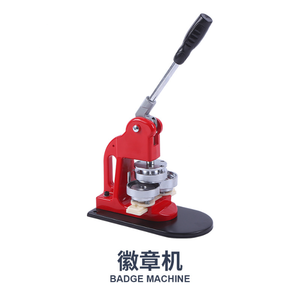 Kim loại quay huy hiệu Máy tinplate ve áo Pin lắc nút Huy hiệu máy DIY huy chương thiết bị - Product Image 1