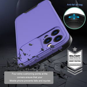 Coque arrière en TPU étanche, étui de téléphone chic et mince pour <span class=keywords><strong>iphone</strong></span> <span class=keywords><strong>11</strong></span> et 12, avec caméra coulissante, housse de Protection résistant aux chocs - Product Image 5