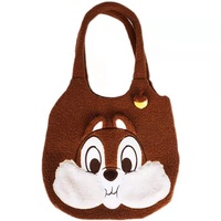 Vente en gros de sac fourre-tout souple pour enfants sac à bandoulière d'école animaux en peluche mignon sac à dos en peluche pour femmes filles
