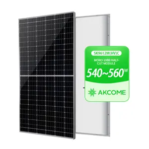 Kit demi-cellule flexible 550w panneau 12v ajoutant des panneaux solaires à votre maison