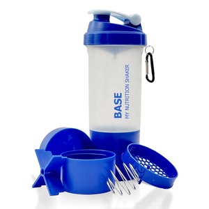 <span class=keywords><strong>Botella</strong></span> Mezcladora a Prueba <span class=keywords><strong>de</strong></span> Fugas, Vaso Mezclador <span class=keywords><strong>de</strong></span> Proteínas con Compartimento para Entrenamiento Físico en el Gimnasio, 600 ml, 20 oz - Product Image 1