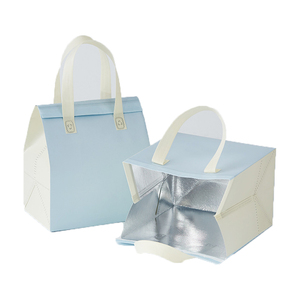 Sac fourre-tout jetable non tissé laminé de feuille fourre-tout d'isolation <span class=keywords><strong>thermique</strong></span> de barbecue à emporter de thé au lait de logo personnalisé - Product Image 4