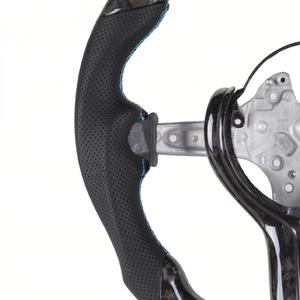Volante in Carbonio Forgiato con Fondo Piatto per <span class=keywords><strong>BMW</strong></span> Serie 1-7, X1-X6, M3-M6, Vendita Diretta dalla Fabbrica, Disponibile in Magazzino - Product Image 3