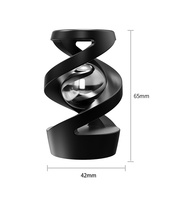 Fidget de bureau cinétique en alliage d'aluminium personnalisé jouet de bureau suspendu en métal pour adultes et garçons cadeau de rotation gyroscopique