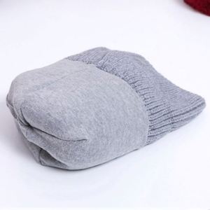 Chapeau en tricot doux pour enfants avec impression numérique, en tissu courant, chaud pour l'automne et l'hiver - Product Image 4