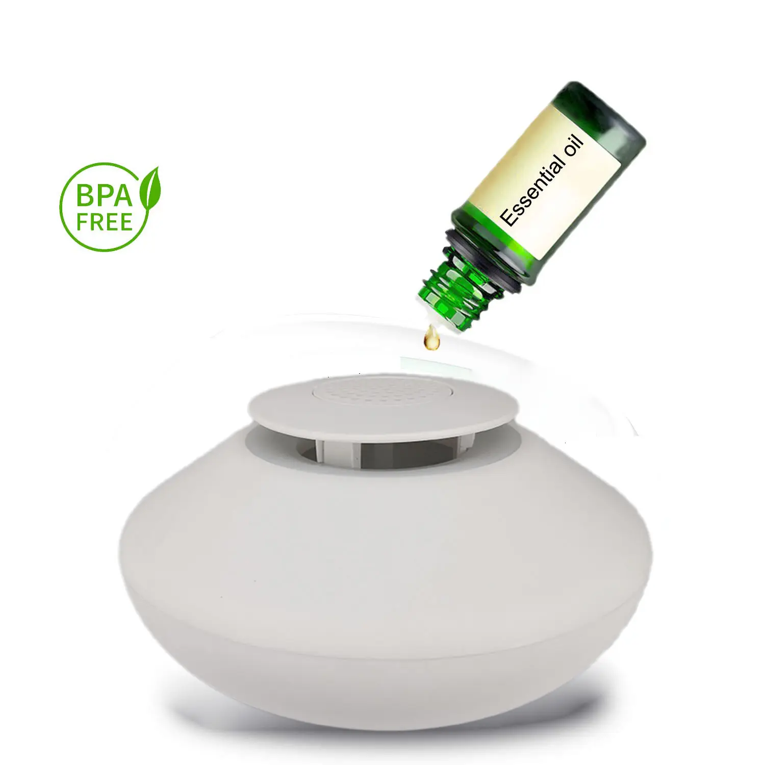 Difusor de aceite esencial sin agua, difusor de aceite inalámbrico con batería recargable USB, conjunto de regalo