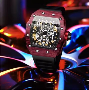 BINBOND J7751 Reloj mecánico hueco completamente automático <span class=keywords><strong>Miller</strong></span> <span class=keywords><strong>Relojes</strong></span> automáticos impermeables deportivos de moda y de moda para hombres - Product Image 2