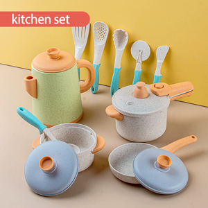 Nouvel ensemble de cuisine de simulation de scénario avec autocuiseur et mini-vaisselle <span class=keywords><strong>jouet</strong></span> - Product Image 6