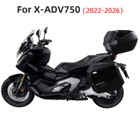 Soporte para Maletas Laterales de 50L, 33L y 26L, para Motocicleta Honda XADV750, Juego de Tres Maletas Laterales y Maleta Trasera