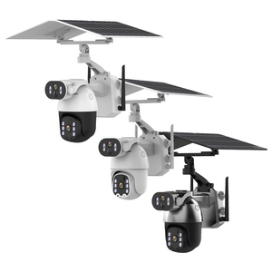 Ubox 6MP ống kính kép IP HD Camera an ninh ngoài trời năng lượng mặt trời hỗ trợ tầm nhìn ban đêm phát hiện chuyển động wifi 4G + Hỗ trợ đám mây thẻ SD - Product Image 1