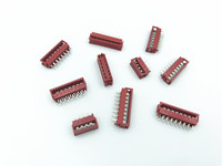 Connecteur micro IDC rouge 2,54 mm