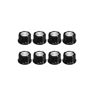 Tapas <span class=keywords><strong>de</strong></span> Botón con Textura <span class=keywords><strong>de</strong></span> CD, Mecanizado CNC Personalizado, Orificio <span class=keywords><strong>de</strong></span> 6 mm, ABS <span class=keywords><strong>de</strong></span> Doble Color para Potenciómetros - Product Image 5