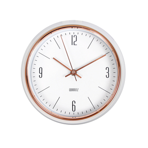 Bán Buôn Đồng Hồ Treo Tường Tối Giản Màu Vàng Hồng 12 Inch Đồng Hồ Treo Tường Khung Nhôm Tròn Bằng Kim Loại Đồng Hồ Hiện Đại Hình Tròn Tùy Chỉnh Im Lặng - Product Image 6