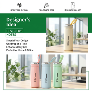 Atractiva Taza de Agua Moderna, Portátil, Resistente al Calor, de Vidrio, a Prueba de Fugas, Popular, con Logotipo Personalizado, para Ceremonias de Apertura - Product Image 3
