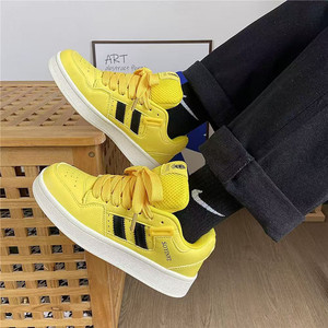 Zapatillas de Skate Casuales Transpirables de Caña Alta para Parejas - Blancas - Product Image 2