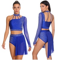 Robes de compétition de danse latine pour femmes, tenue de spectacle, haut court et short, costume de danse pour spectacles, concours, fêtes