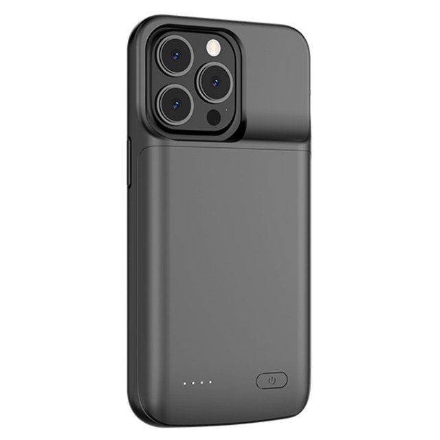 4800mAh Rechargeable Portable Power Bank Back Cover for iPhone 15 14 Pro Max