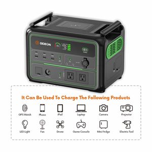 סוללה lifepo4 1200w תחנת כוח סולארית ניידת חיצונית מחנאות גנרטור סולארי עם טעינה אלחוטית - Product Image 4