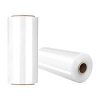 Rouleaux de film étirable pré-étiré en LLDPE de qualité alimentaire, résistant à l'humidité, 500 mm x 300 m