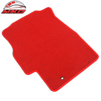 Tapis de sol pour Honda Civic 96-00, tapis de voiture avant et arrière en velours rouge, 4 pièces