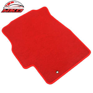 Tapis de sol pour Honda Civic 96-00, tapis de voiture avant et arrière en velours rouge, 4 pièces - Product Image 3