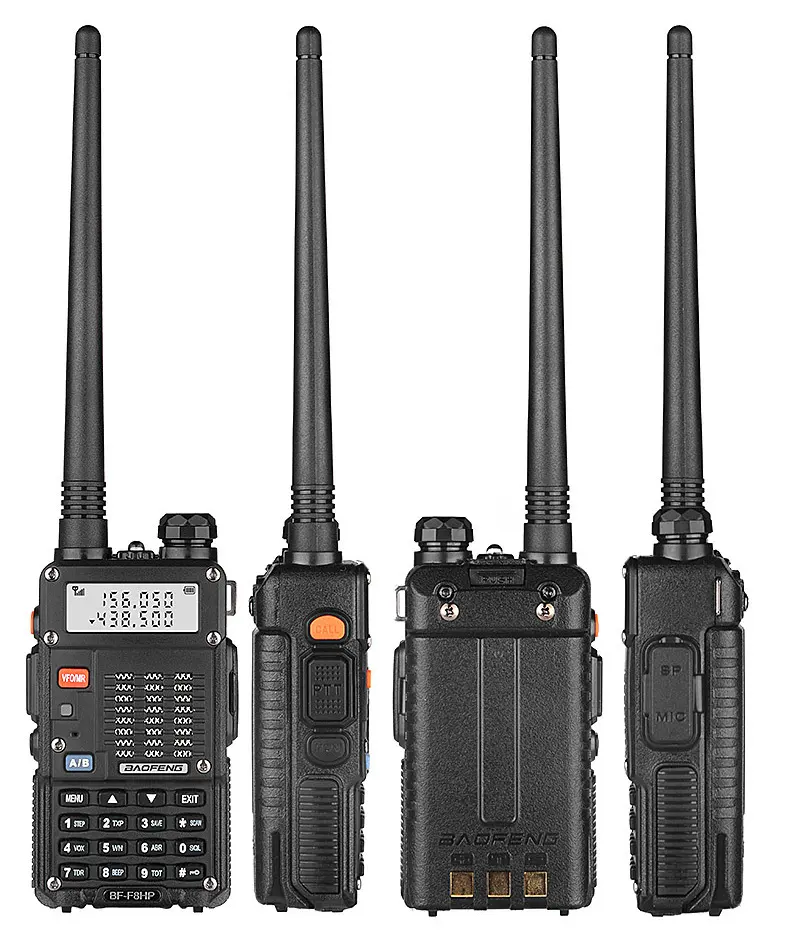 Exclusive 3800mAh BAOFENG BF-F8HP 8W UV Dual Band Two-Way Radio USB Charge Double Frequency Long Range Portable FM Transceiver