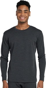 CELINNE <b>Long</b> Sleeve Thermal Base Layer Shirt <b>Men</b> Winter Merino Wool Thermal Underwear <b>Long</b> <b>Johns</b> For <b>Men</b> - Product Image 3