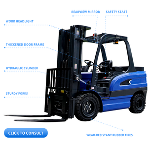 Envío gratis pequeña mini carretilla elevadora <span class=keywords><strong>4</strong></span> toneladas batería carretilla elevadora multifuncional terreno áspero carretilla elevadora para la venta - Product Image 4