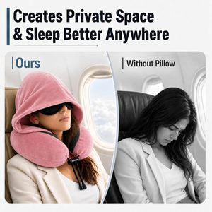 Wholesale U-<b>shape</b> Travel Pillow Memory <b>Foam</b> Super Soft Neck Support Cushion Airplane Car Pillow - Product Image 3