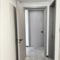 Porte intérieure en bois personnalisable, best-seller, résistante à l'usure, silencieuse, écologique, design moderne pour usage résidentiel