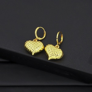 Collar con Colgante de Corazón Estilo Vintage Chapado en Oro de 24K JXX, Joyería de Latón de Nuevo Estilo para Niños - Product Image 5