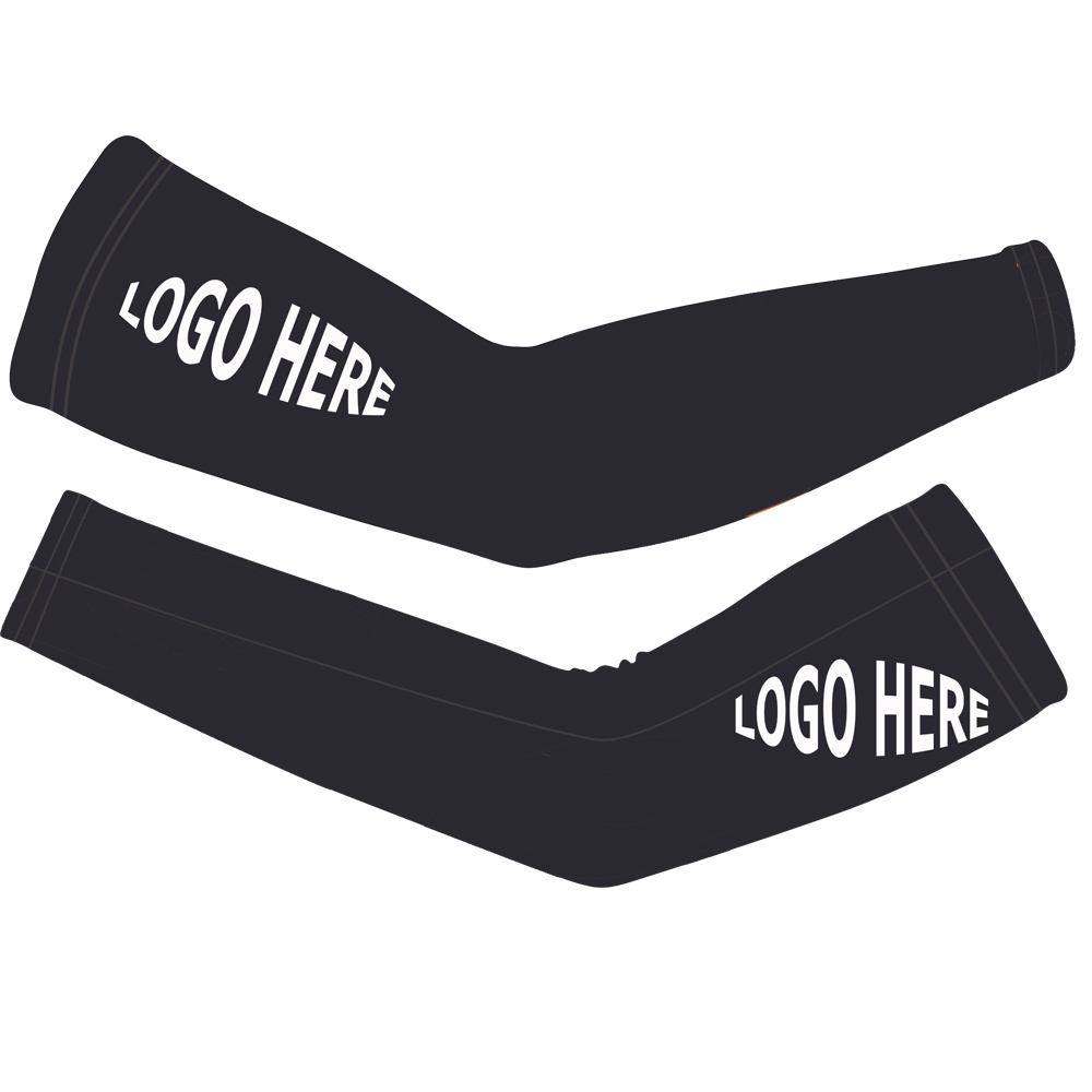 Оптовая продажа, шелковые рукава с принтом на заказ для баскетбола, волейбола, езды на велосипеде