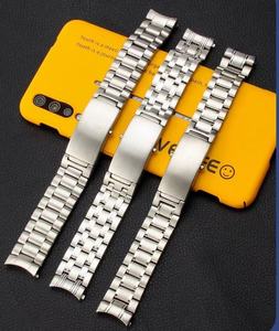 Correas de Reloj de Acero Inoxidable de Alta Calidad, Eslabones Curvos de Repuesto para Relojes <span class=keywords><strong>Omega</strong></span> <span class=keywords><strong>Seamaster</strong></span> Serie 300, 20 y 22 mm - Product Image 2
