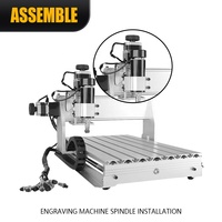 Routeur CNC HLTNC 6040 4060 3040 3020, broche ER20 2,2 kW, machine de gravure de bureau 3/4 axes pour le travail de l'aluminium, du bois et du métal