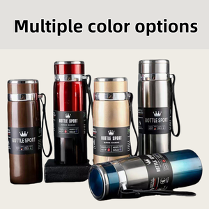 Gourde isotherme sport en acier inoxydable grande capacité pour le voyage et le camping - Product Image 3