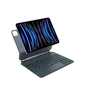 Magic Keyboard Case for iPad 10.9/11/12.9 Inches LED Power Display Keyboard Protective Case