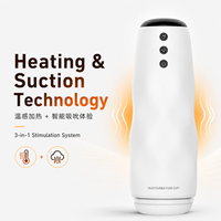 Automatischer Männlicher Masturbator Elektrisch 10 Vibrationsmodi Sexspielzeug mit Heiz- & Stoßfunktion Wiederaufladbares Erwachsenenspielzeug für Männer