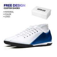 Chaussures de football unisexes toutes saisons sans crampons personnalisées OEM, baskets d'entraînement de football sur gazon synthétique