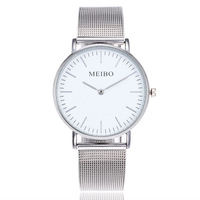Montre décontractée ultra-mince pour hommes et femmes de vente chaude sans seconde main, montre à quartz à échelle minimaliste