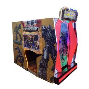 เครื่องเกมอาร์เคดวิดีโอในร่มแบบหยอดเหรียญสำหรับผู้เล่น 2 คน สำหรับเกมยิงปืนจำลอง โครงสร้างโลหะ+อะคริลิก+พลาสติก - Product Image 2