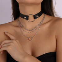 Punk Sexy clavicule collier collier Cosplay Goth bijoux femmes doux Cool Y2K métal gland tour de cou