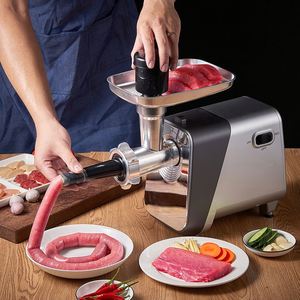 เครื่องบดเนื้อสแตนเลสแบบกึ่งอัตโนมัติ เครื่องบดเนื้อไฟฟ้า - Product Image 3