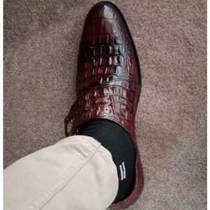 Mocasines de Cuero Genuino para Hombre, Cómodos, Personalizables, Elegantes, Sin Cordones, para Oficina, Fiestas, Salidas Casuales, Invierno - Product Image 4