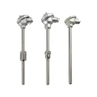 China Supplier 1200c Stainless Steel Probe Industrial Sensor Type k High Temperature Thermocouple