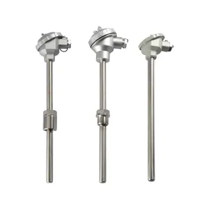 China Supplier 1200c Stainless Steel Probe Industrial Sensor Type K High Temperature Thermocouple