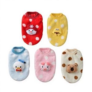 เสื้อกั๊กสุนัขตัวเล็กน่ารัก อุ่นสบาย สำหรับฤดูหนาว เหมาะกับสุนัขพันธุ์เล็ก เช่น เท็ดดี้ บิชอง - Product Image 1